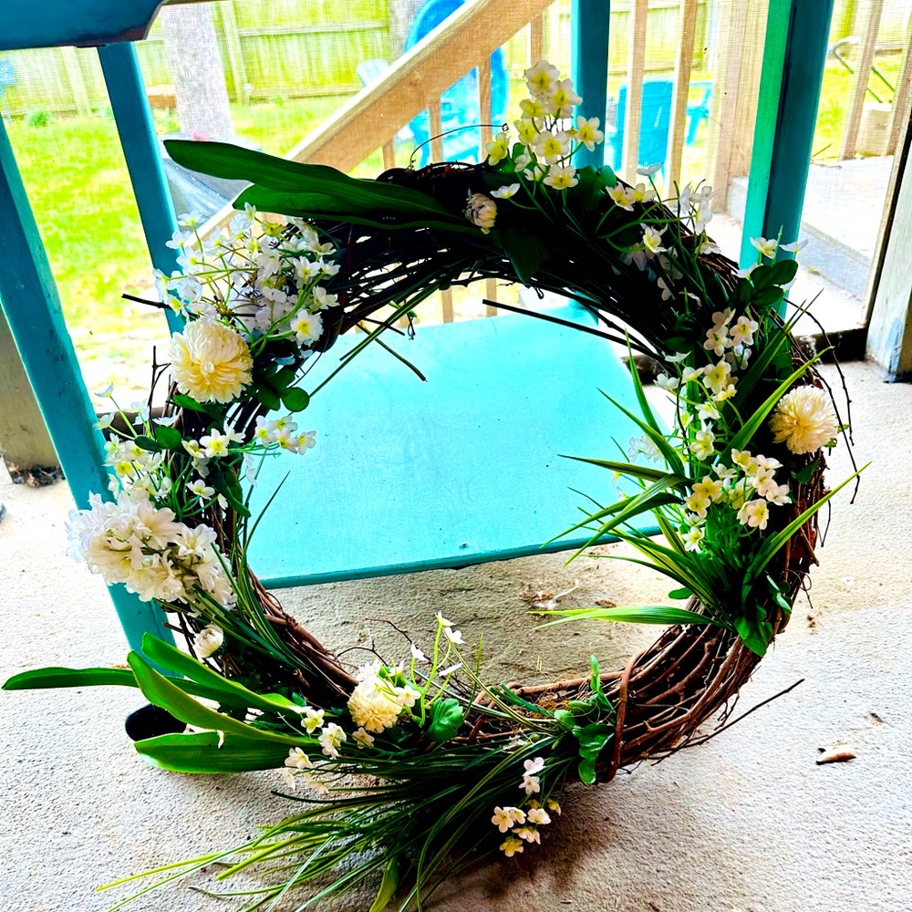 Spring and summer wreath 15.00